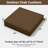 Outdoor Chair Seat Cushions，Water-Resistant Patio Chair Cushions With Handle And Non-Slip Bottom-392084006-392084185