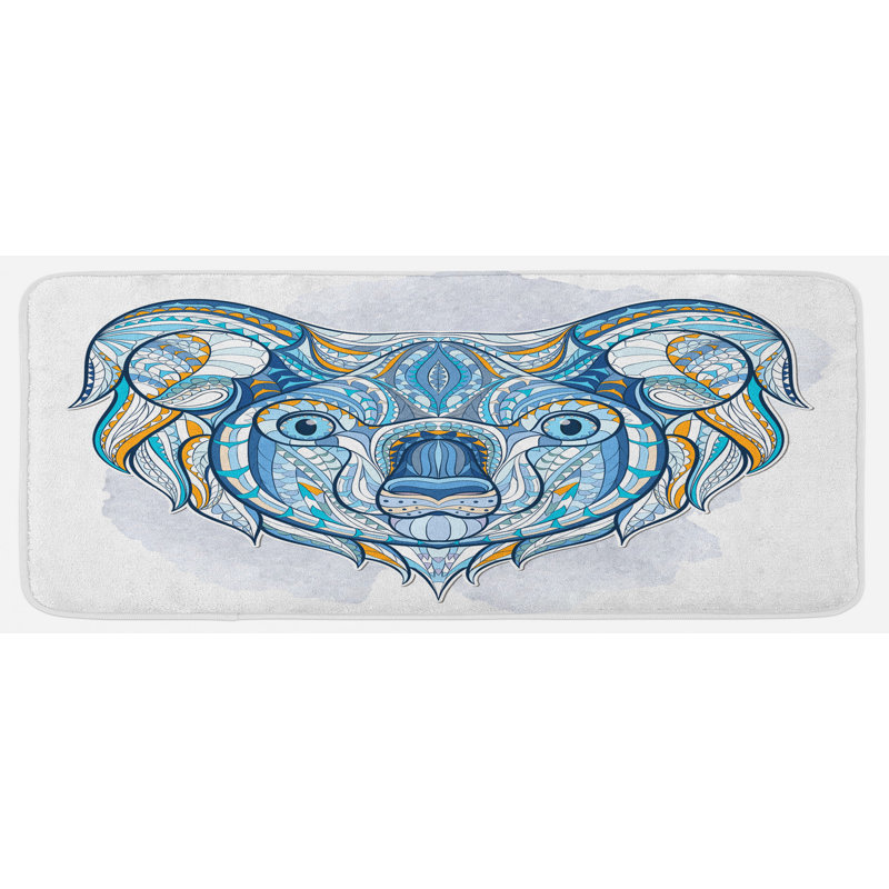 Tapis de cuisine tropical animaux