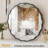 Scalloped Round Metal Wall Mirror-853776023-853776022