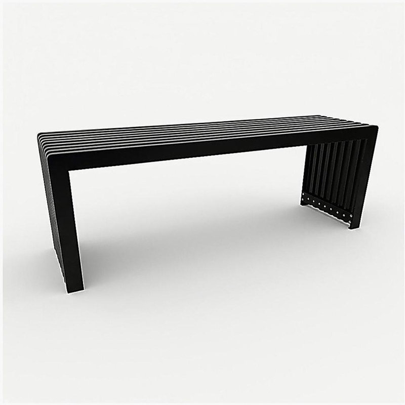 Dune Rounded Bench - Black