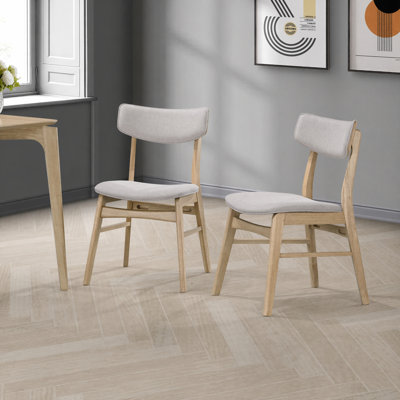 Upholstered Solid Wood Dining Chair