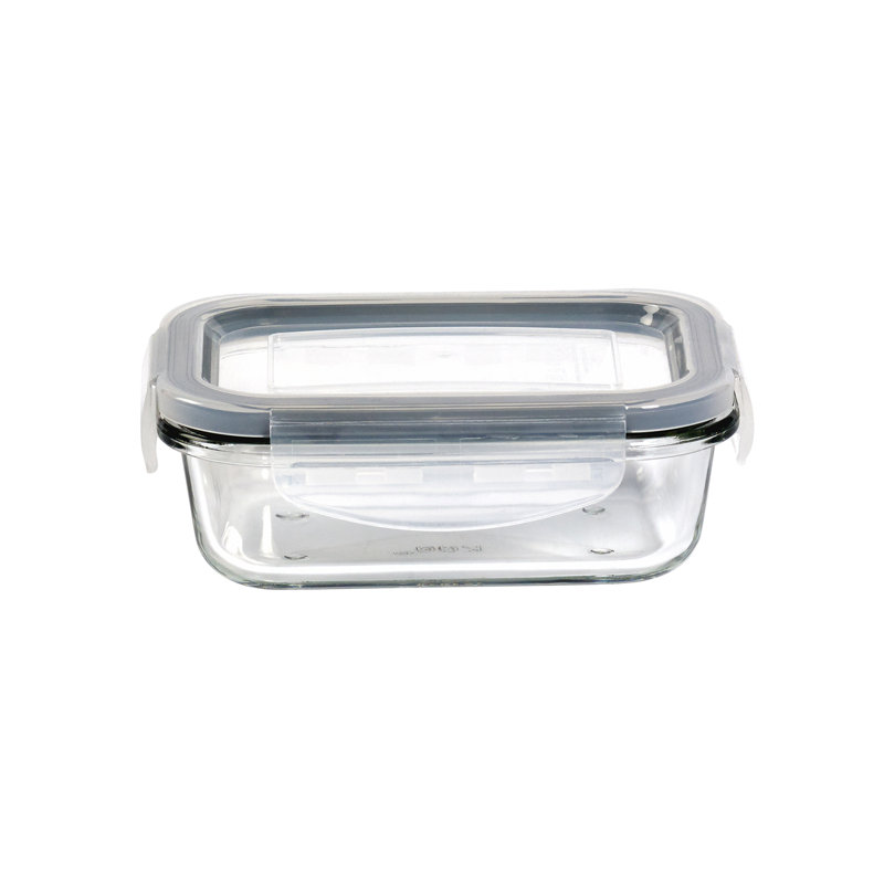 Clear Glass Meal Prep Storage Container Set - 7 Pieces