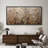 Vintage Dried Wildflowers Neutral Tones Art - Pictures Extra Large Framed Canvas Print Wall Art-1446068363-1446068412