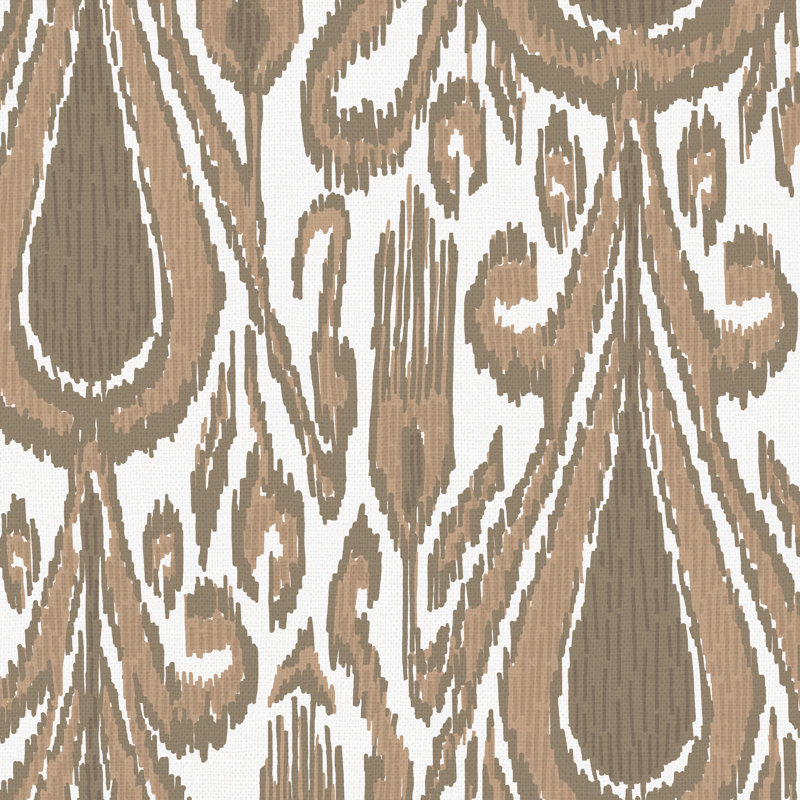 Sadia Slipcover Chair, Jr Fergana Clay Paisley Linen