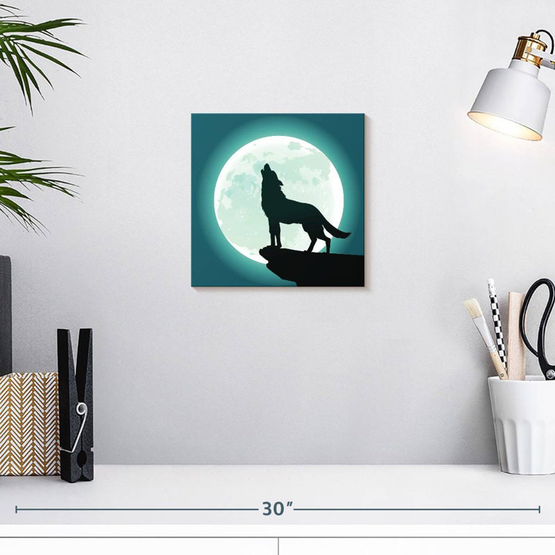 Crowle Wolf On A Full Moon