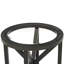 Table basse moderne en verre simple, table basse en verre trempé, base en bois massif, plateau en verre transparent, salon moderne, terrasse, table basse-129682166-129682165