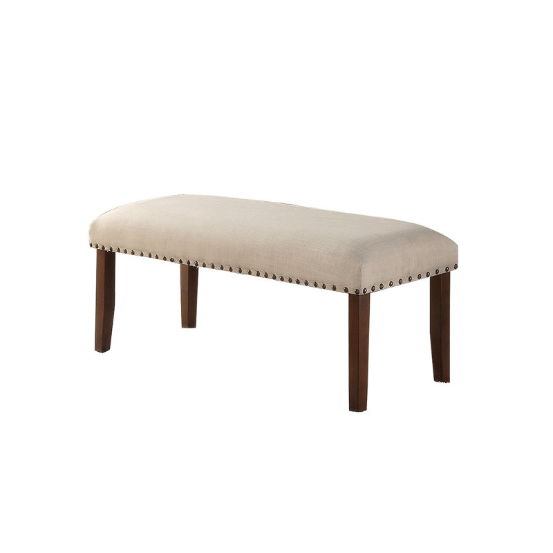 Banc rembourré en similicuir Lativia