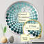 Miroir décoratif Blue Moon Tranquility II - Radial Dot-MIR116273-Rond-95181728