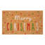 Paillasson blanc festif Merry Christmas 17 po x 29 po