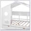 Lit double en bois avec 2 tiroirs et tablette de rangement, parfait pour jouer et dormir-129448259
