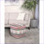 Coussin de sol avec repose-pieds imprimé péruvien 16 x 16 x 16, blanc neige rose multicolore | Multicolore | Tissu