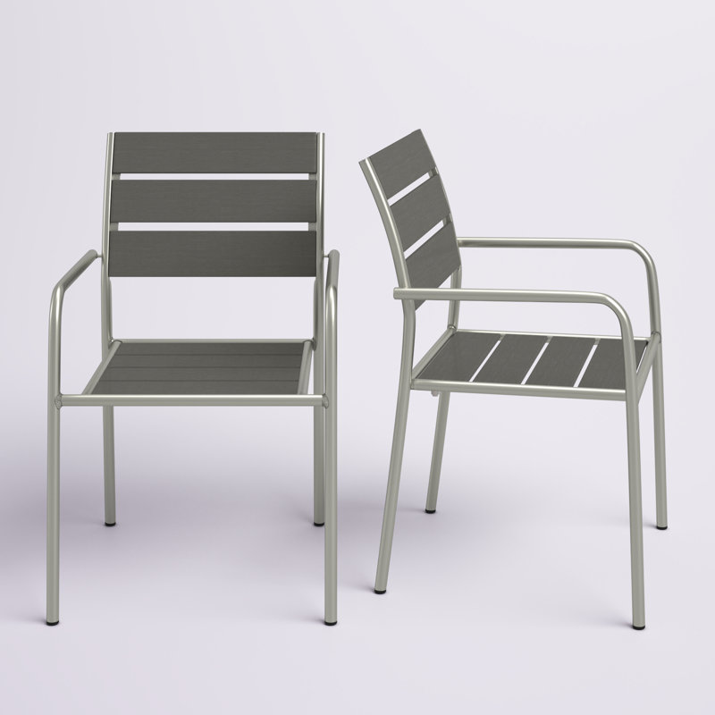 Shore Dining Chair Outdoor Patio Aluminum