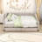 2 Drawers Upholstered Full Daybed with Sturdy Slats Support-1174865769