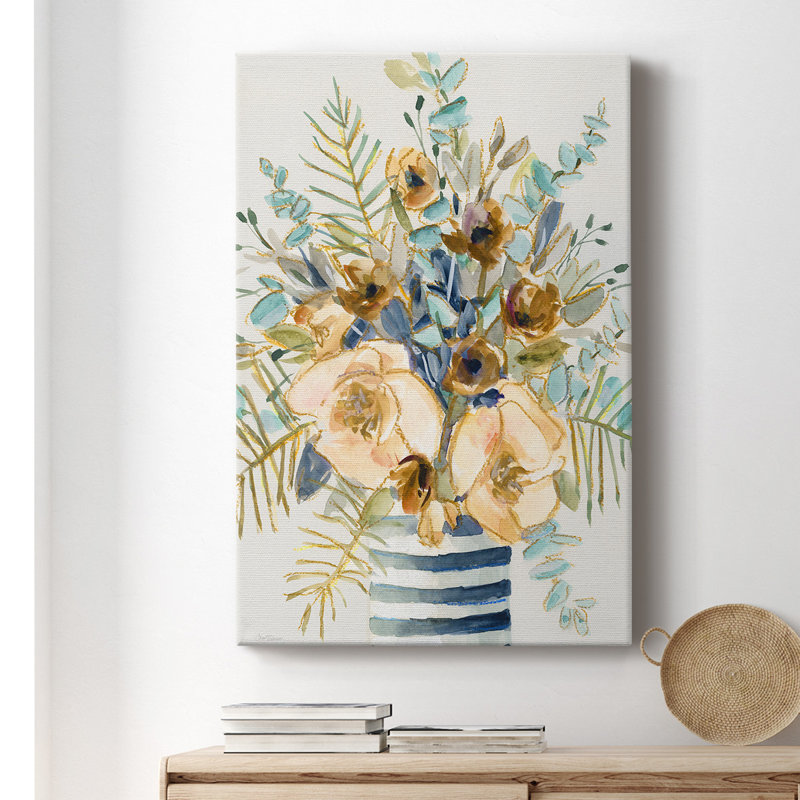Toile tendue avec châssis «Coming Of Spring» - prête à être accrochée, H 18 po x l 12 po x P 1,5 po