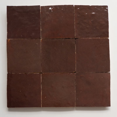Carreau de céramique cerise zellige