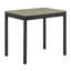 Table de salle à manger rectangulaire contemporaine à deux tons 1pc