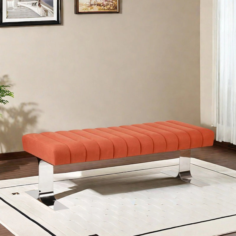 Canapé en acier inoxydable, Red