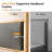 Mid-Century Upholstered Platform Bed-1303522898