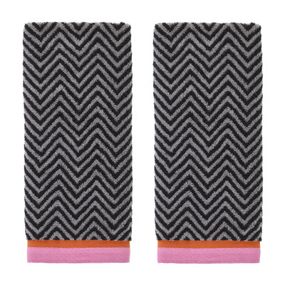 HERRINGBONE & BORDER JAQ HND-BLK