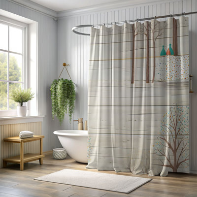Rideau de douche Cozy Frosty - Premium
