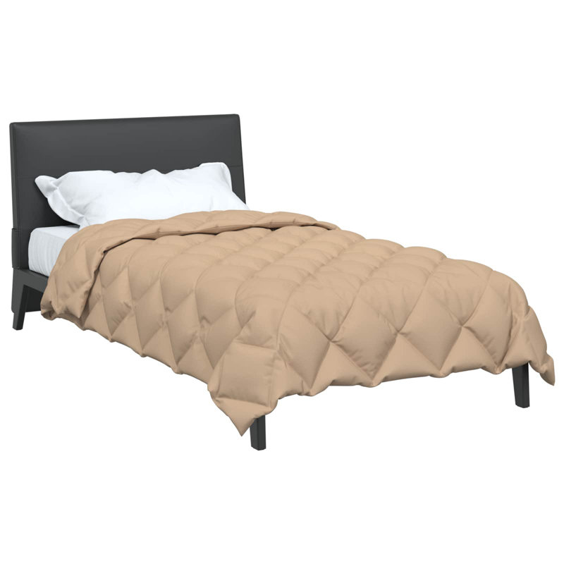  Winter Duvet Taupe   Microfiber, Single