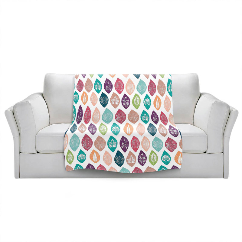 Couverture Spring Leafs, 51 po x 60 po