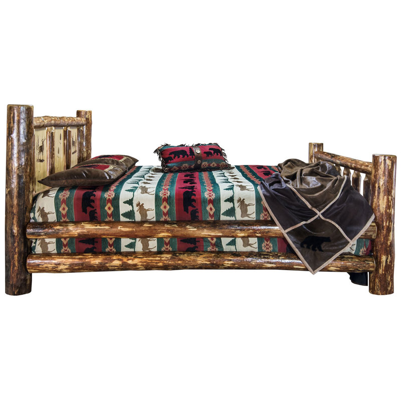 Jaymier Solid Wood Slat Bed, Queen