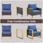 Ensemble de conversation modulaire avec coussins 10 pièces Tuule-96830527
