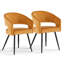 Rohit 43cm H Upholstered Metal Armchair-1848906557