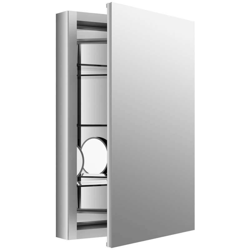Verdera® Recessed or Surface Mount Medicine Cabinet with 3 Adjustable Shelves, 30" H x 20" W x 4.75" D