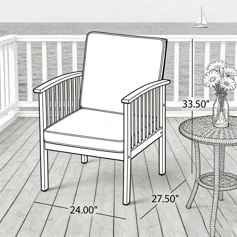 Ensemble de chaises de patio pour club, Beige, Brun