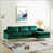 Velours vert