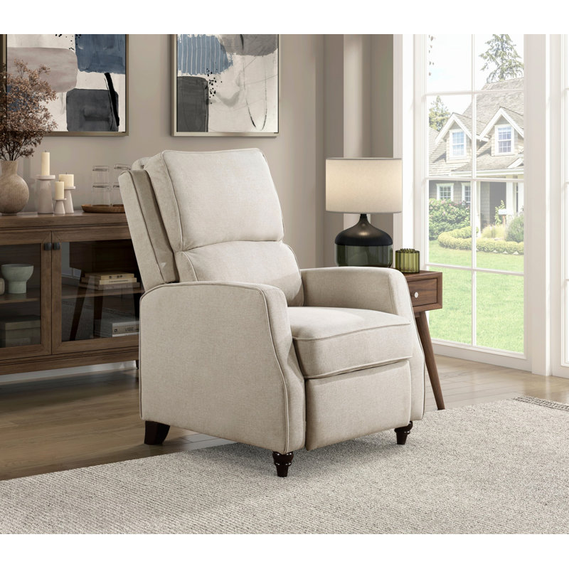 Fauteuil inclinable rembourré pour le bureau et la maison, Beige