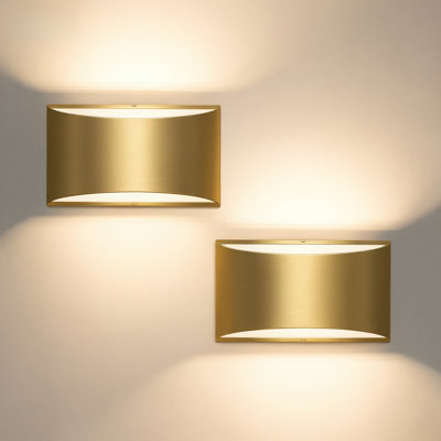 1 - Light Wall Mounted Sconce Modern Wall Light Bedside Square Night Light