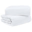 Winter Duvet Set 3 Pcs White 94.5 x 102.4 In Microfiber, Cotton-772189624
