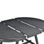 Table de salle à manger extensible en gris - Meuble peu encombrant