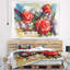Tapisserie de composition floral grand roses-28488943