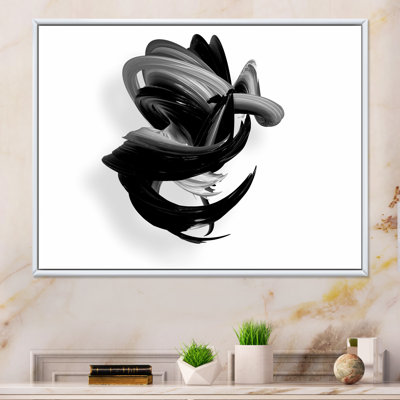 Black And White Twisted Art - on