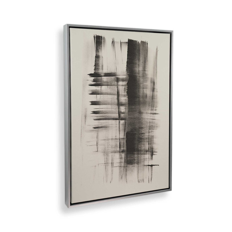 Impression sur toile Hazy Shade Whimsy Iii, Cadre en chrome poli, H 18,75 po x l 12,75 po x P 1,75 po