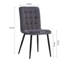 Drumboe 49cm H Tufted Velvet Upholstered Side Chair in Gray-573160873