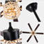 Ventilateur de plafond 65 po en cristal noir moderne avec ensemble d'éclairage et grand ventilateur réversible à 6 vitesses avec abat-jour Crsyarl-1966634448