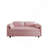 Sofa At The Forefront: 54-Inch Velvet Pink Sofa Bed For Multi-Purpose Living Spaces-462266943