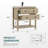 Wilce Meltiva Single Sink Bathroom Vanity With Solid Surface Composite Top-1402696346-1382869770