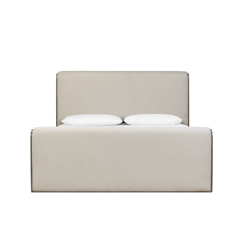 Sloane Bed-Surrey Cocoa-King, King, Wayfarer Snow