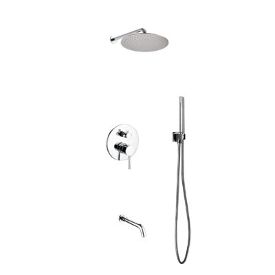 Système de douche complet à contrôle de volume avec soupape grossière Bustillos
