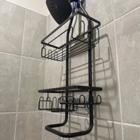 Emmie-Leigh Hanging Stainless Steel Shower Caddy Rebrilliant Finish: Black