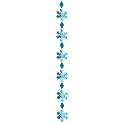PMU Snowflake Prismatic Pendant Hanging Decor for Christmas (1/pkg)