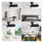 23 Inch Black Bedroom Ceiling Fan with 3 ABS Blades, Remote Control DC Motor and 18W LED Light - 3-Color Adjustment