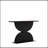 47'' Double Semi-Circles 3D Hammer-Shaped Texture Base Wood Console Table With LED Light, Ideal For Modern Entryways And Living Rooms