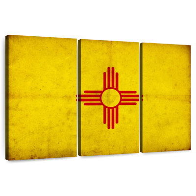 Borges Grunge New Mexico Flag